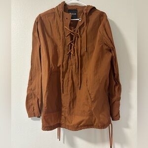 Madewell Lace-Up Popover Jacket